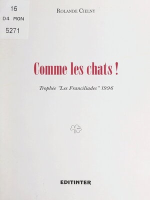 cover image of Comme les chats!